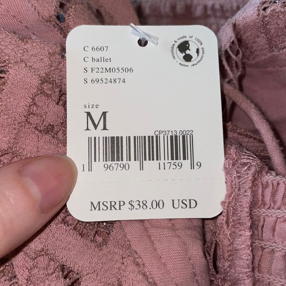 Free People One Adella Bralette in Ballet color - Picture 8 of 8